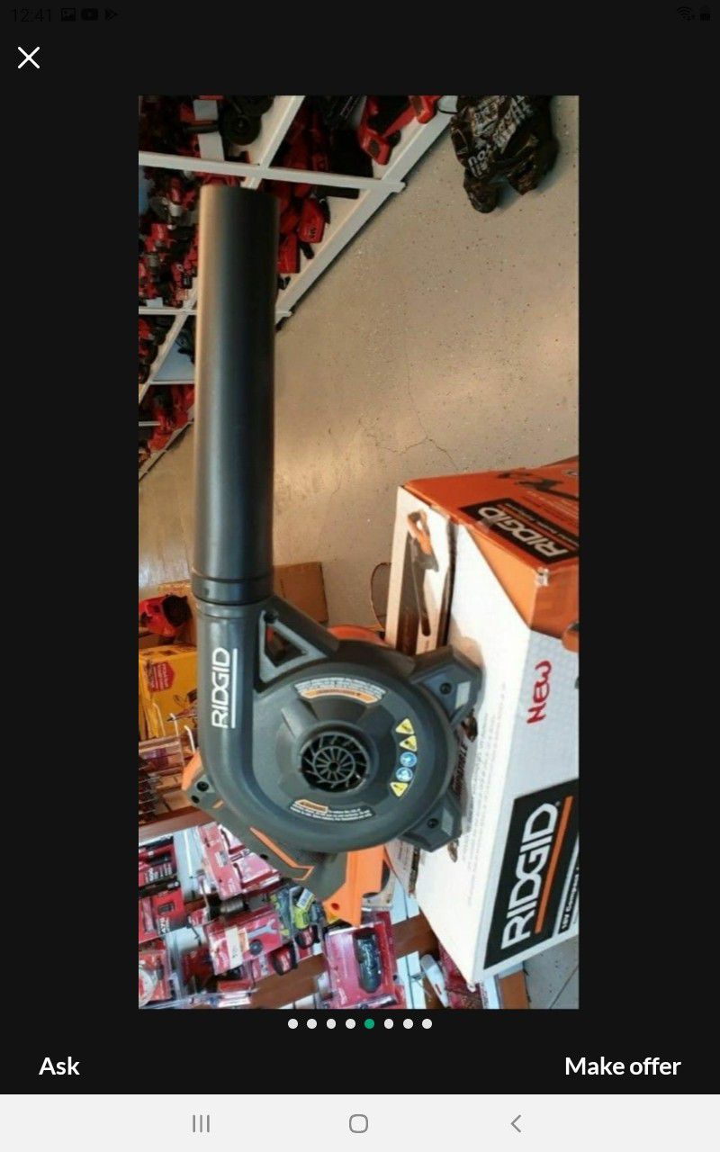 RIDGID 18V COMPACT BLOWER (TOOL ONLY)