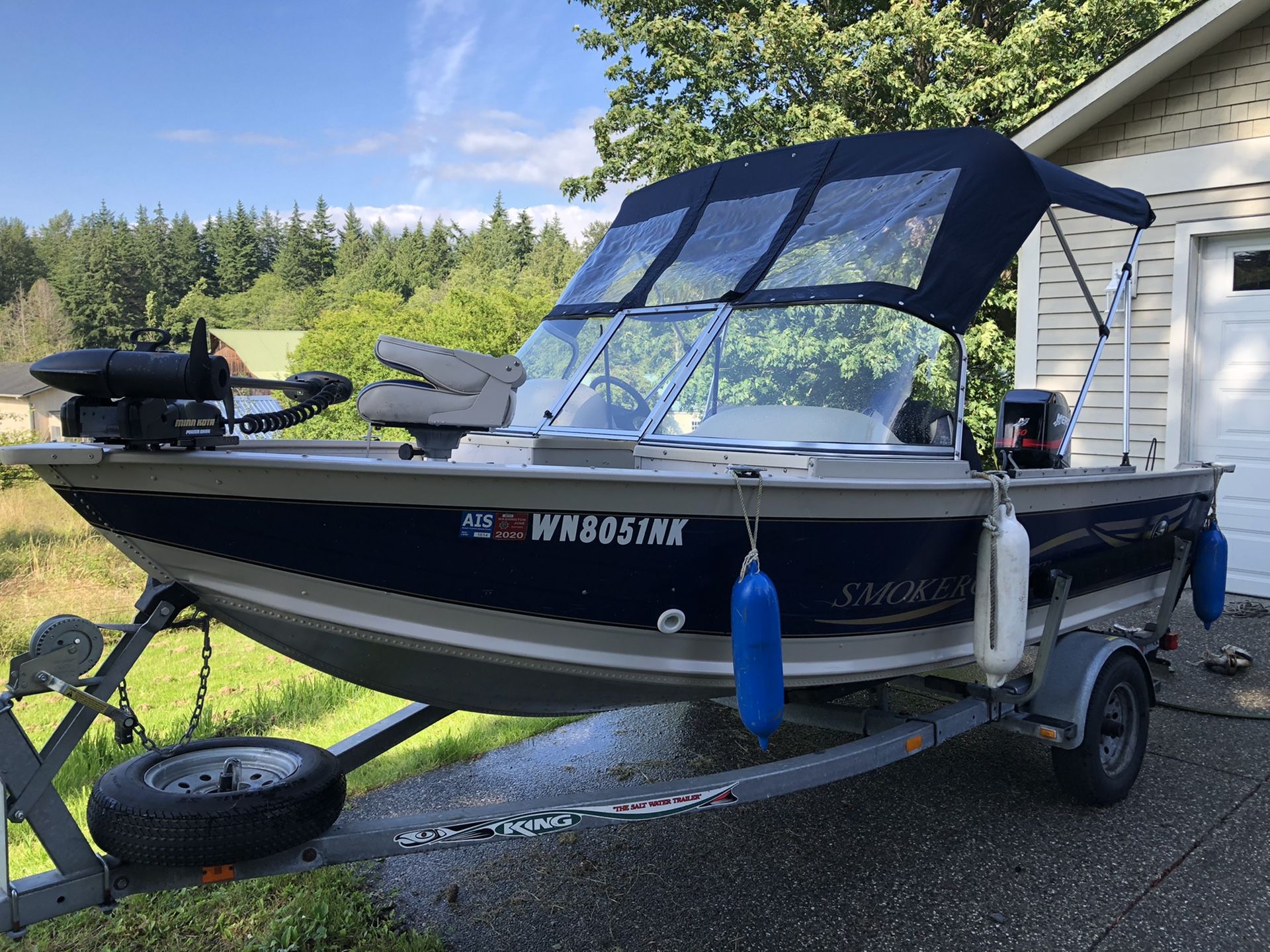 2002 16’ smoker craft osprey dlx for Sale in Stanwood, WA OfferUp