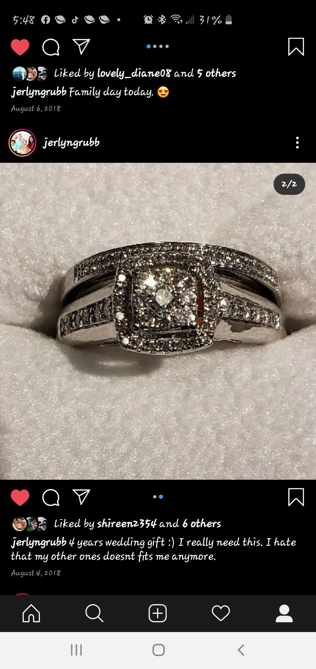 Wedding ring set