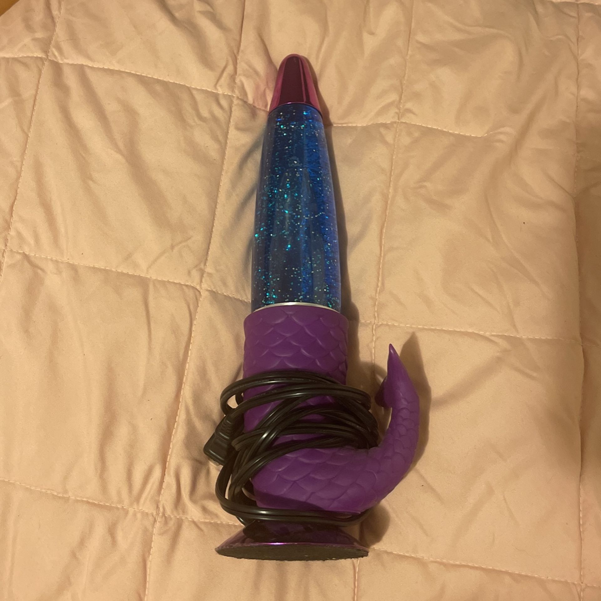 Mermaid Glitter Lamp