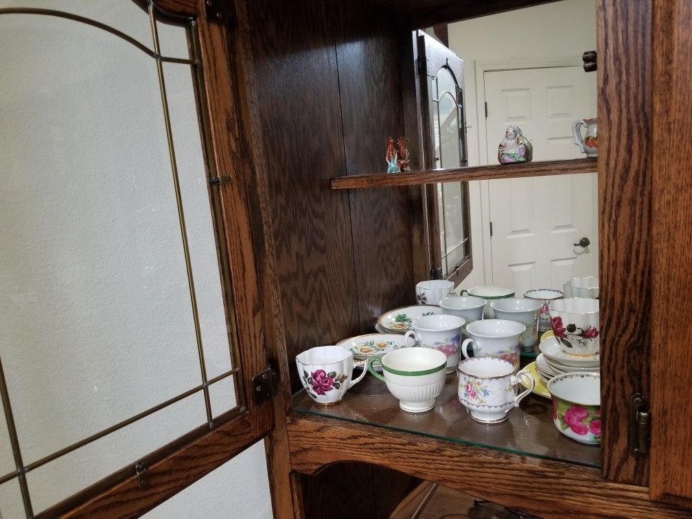 Antique bone China tea cup lot
