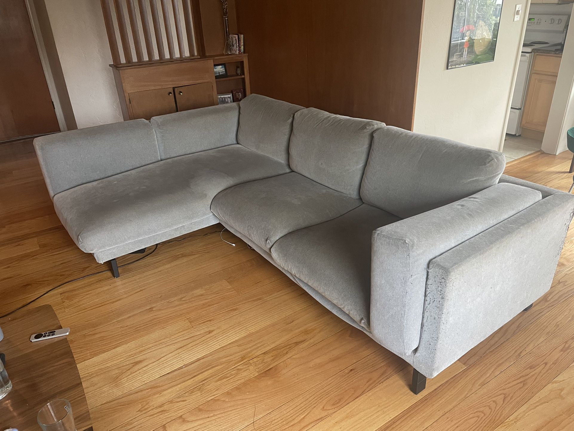 Grey IKEA Nockeby Couch 