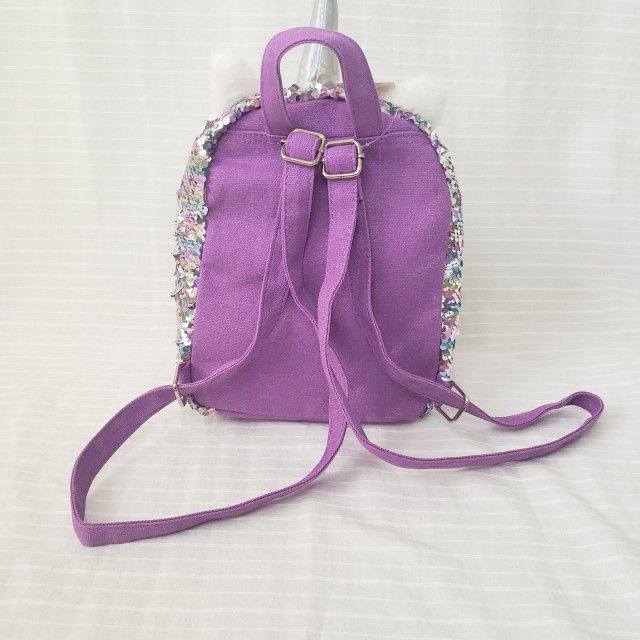Cat & Jack Purple Sequin Mini Backpack 
