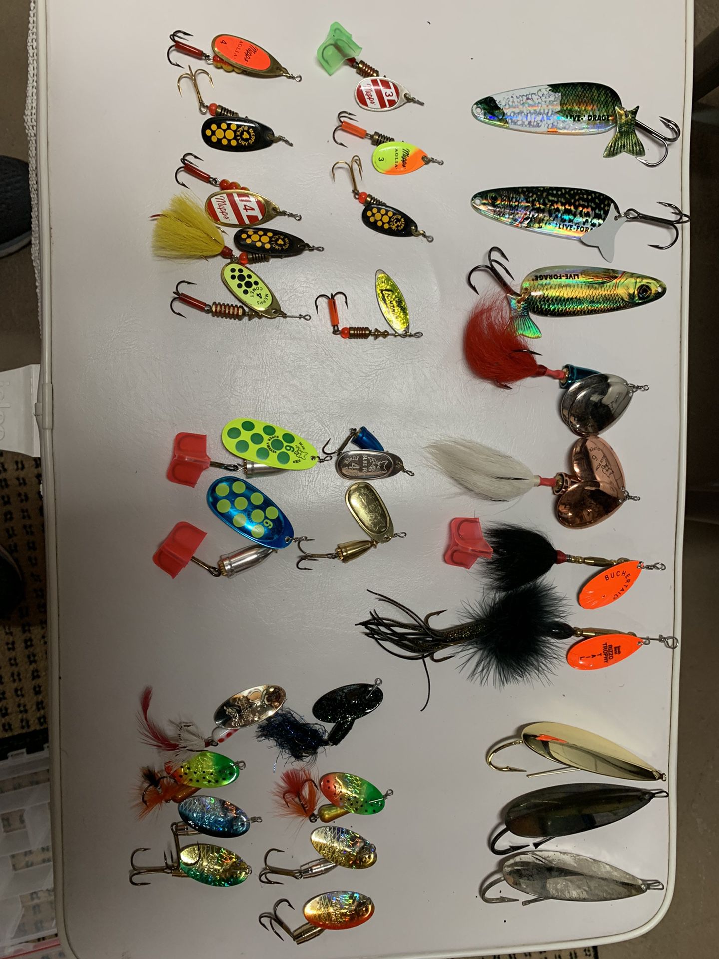 Metal Fishing Lures maps panther martin blue fox bucktail Johnson silver minnow Sand live forage