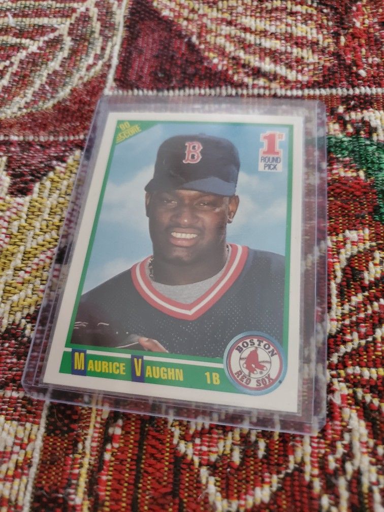 Boston Red Sox Mo Vaughn Rookie Baseball Cards Lot