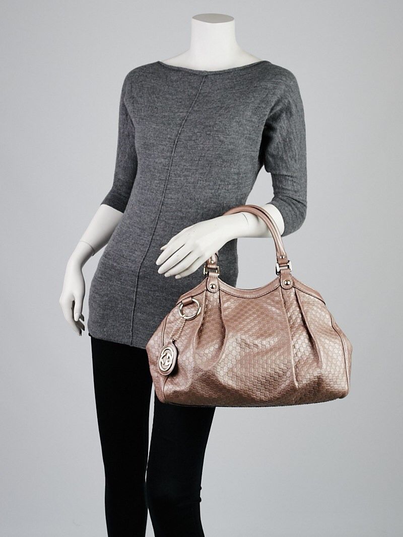 Authentic Gucci Sukey Microguccissima Tote Bag In Like New Condition