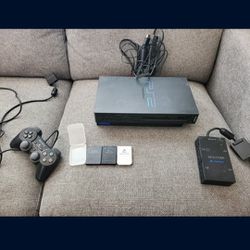 PS2 system, games, memory cards and more Thumbnail