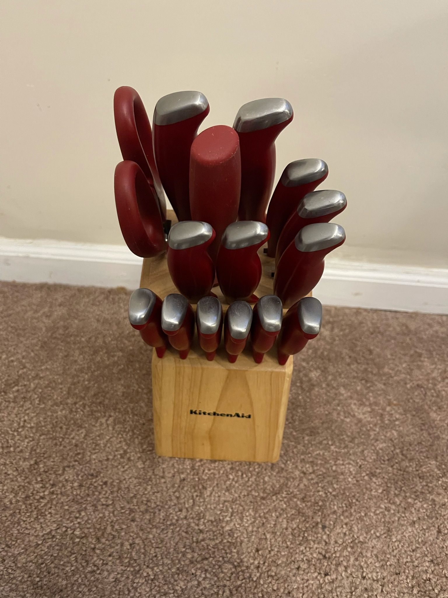 KitchenAid 15 Piece Knife Block Set