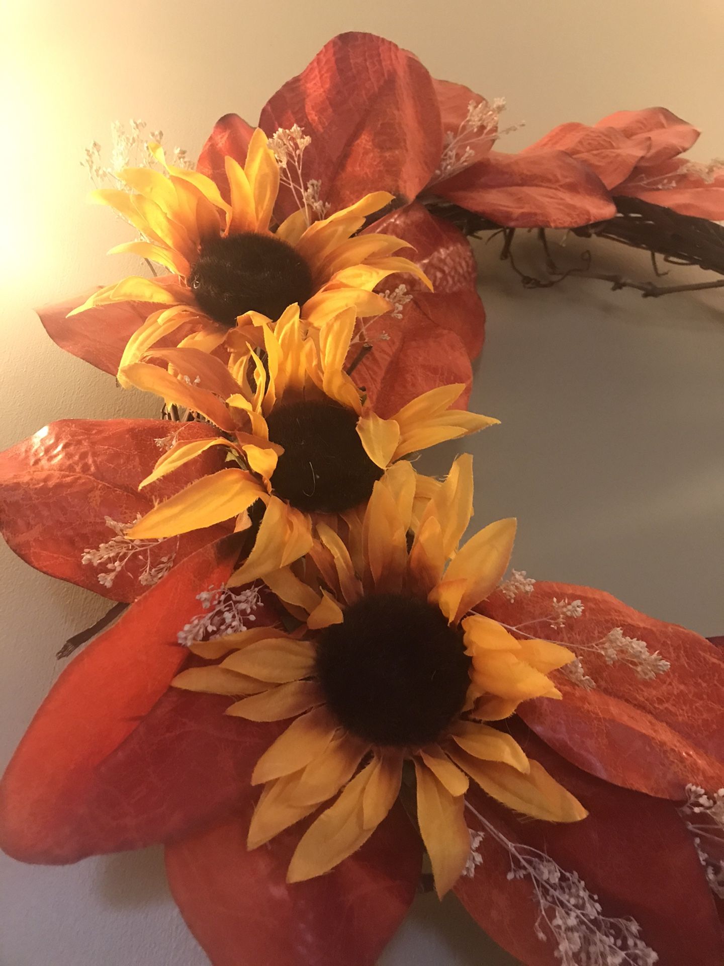 Beautiful Fall Wreath Made by my wife