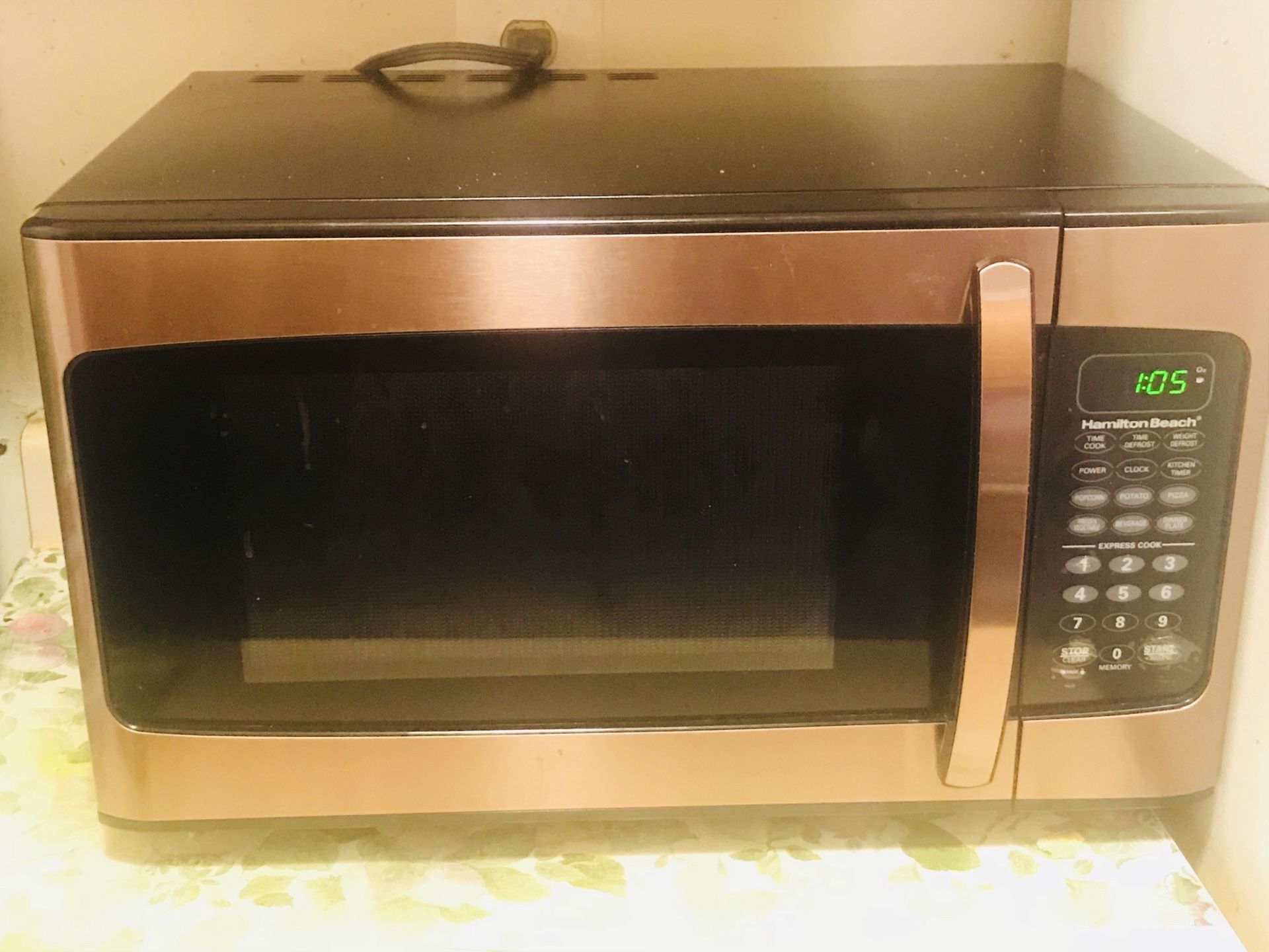 Microwave Oven Copper Hamilton Beach 1.1 Cu Ft Major Appliances Home ...