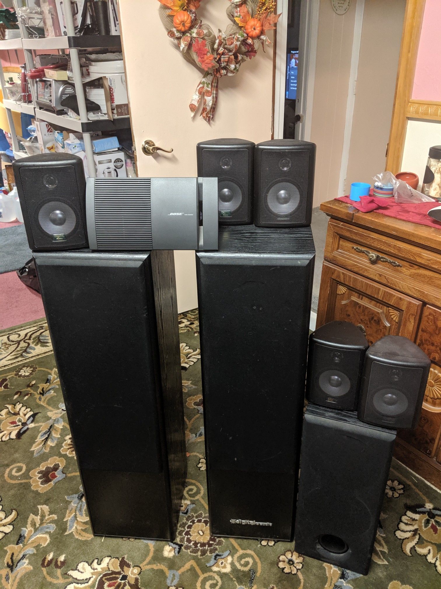 Speaker souround sound Digital pro audio Bose home theater