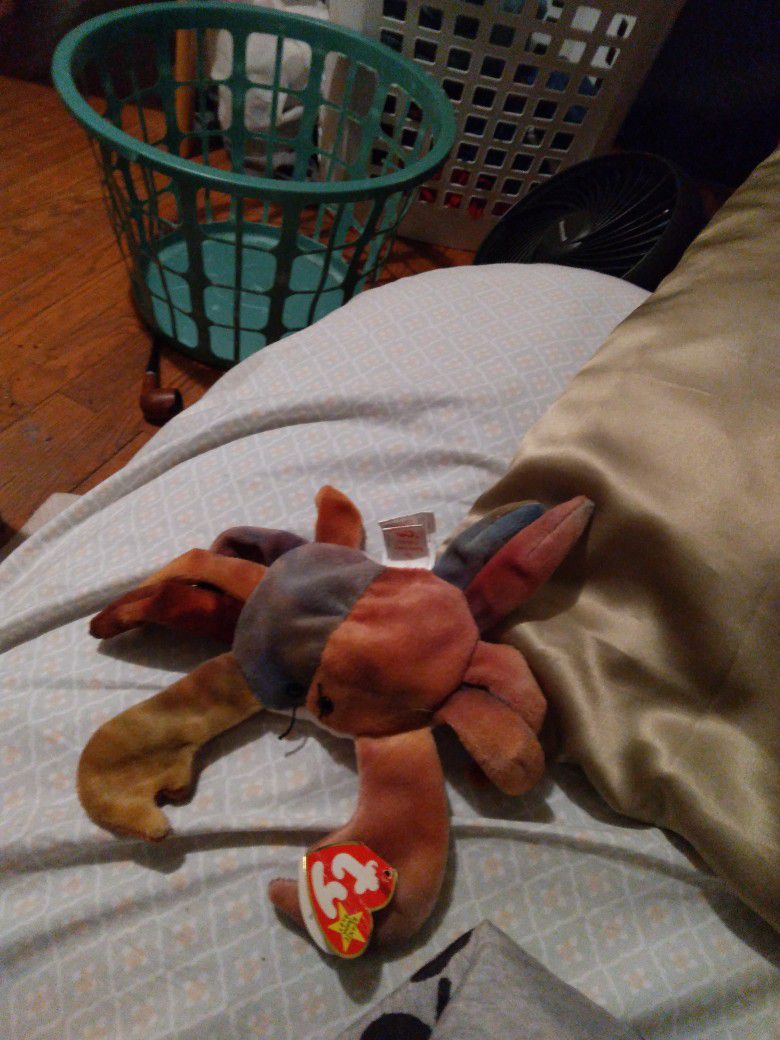 Ty Beanie Baby Claude The Crab
