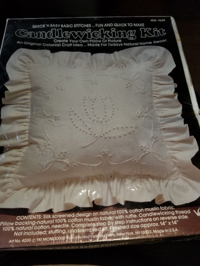 Brand new Candlewicking Kit Pillow