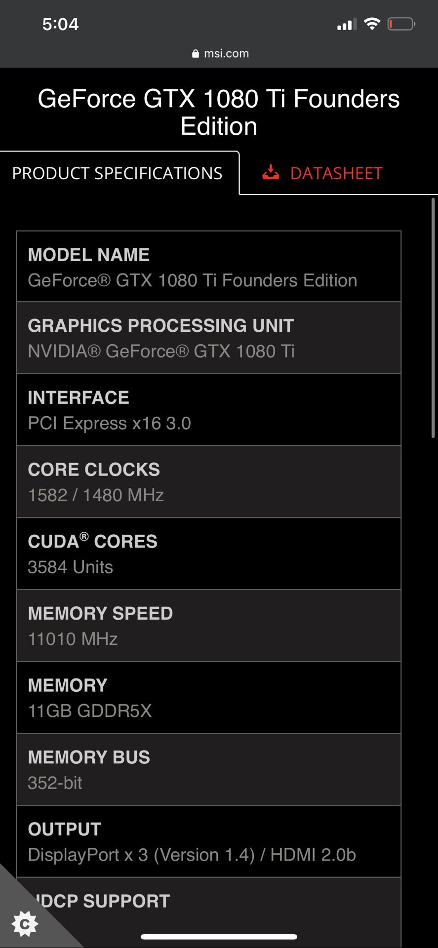 GTX 1080ti Founders Edition