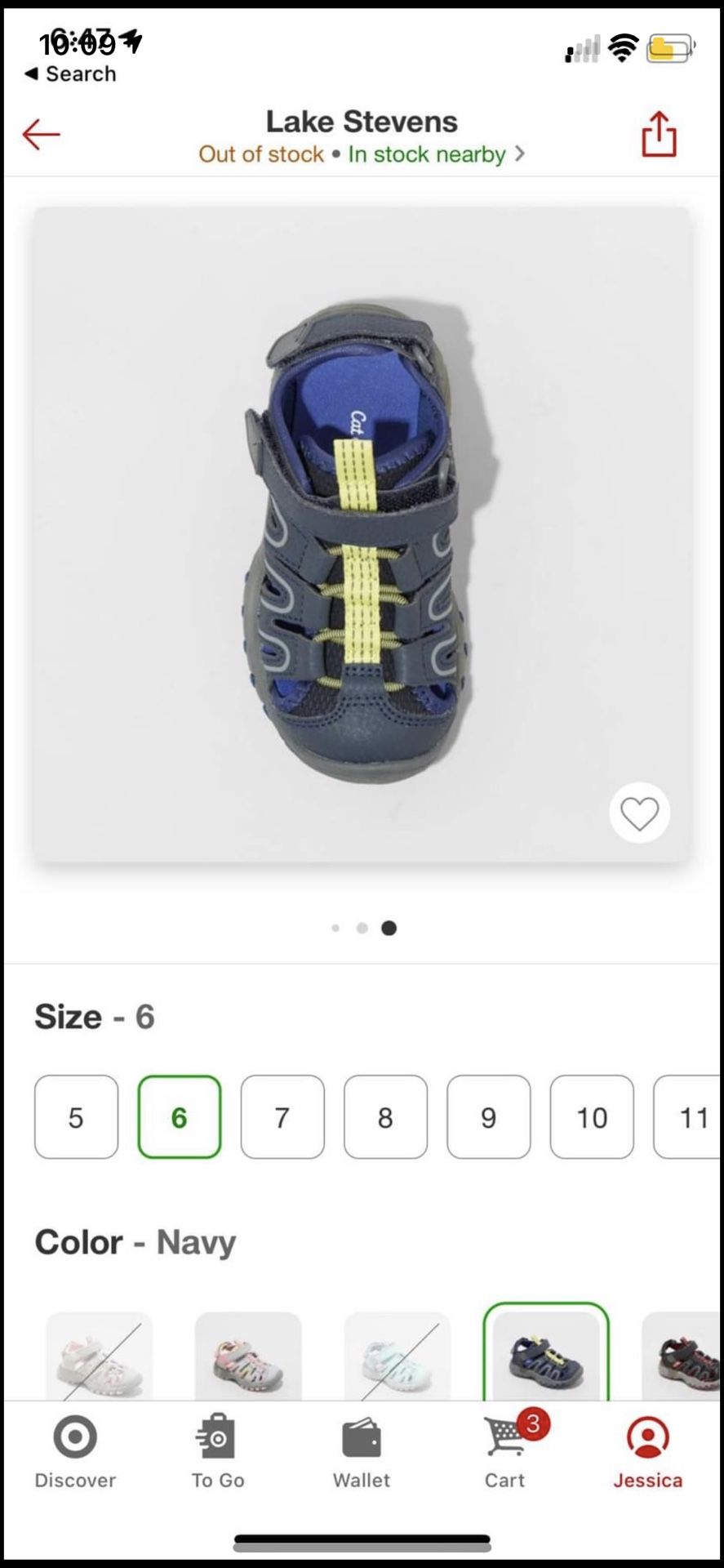 Toddler hiking sandals