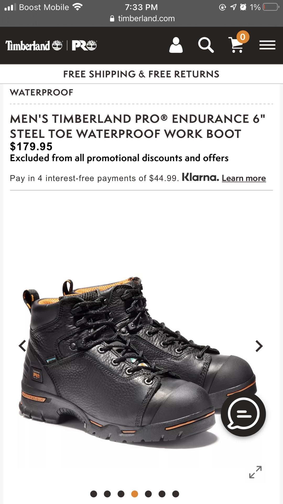 Timberland Pro CSA approved Work Boots 9