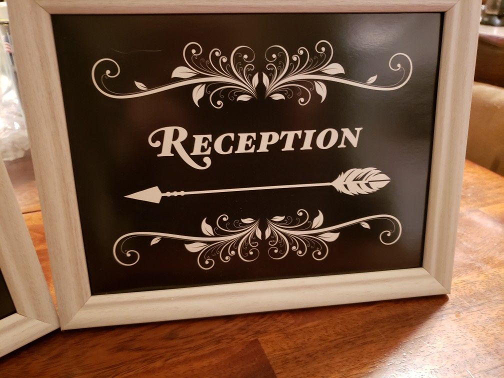 Wedding signs