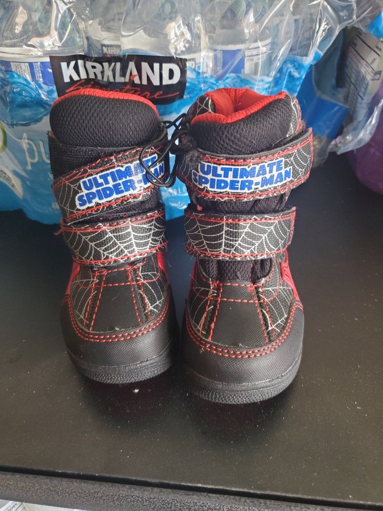 Toddler Spiderman Snowboots