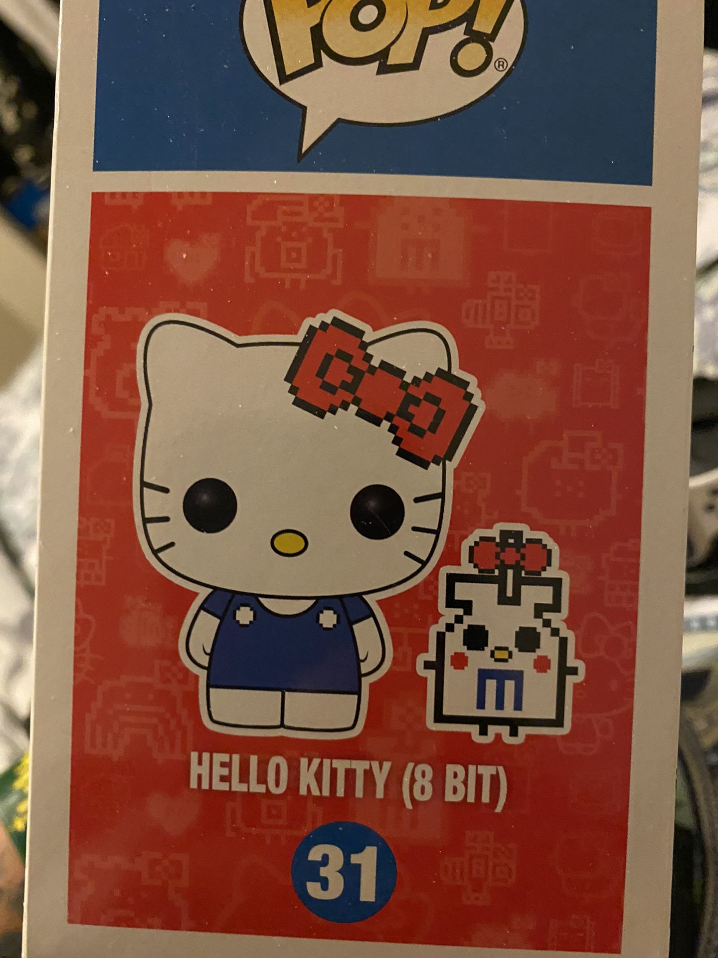 Rare 45th Anniversary Funko Pop Hello Kitty 8 Bit