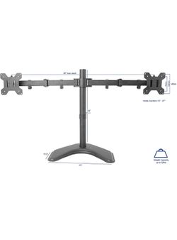 VIVO STAND VIVO STAND-V002F Dual LED LCD Monitor Free-Standing Desk Stand for 2 Screens  Thumbnail
