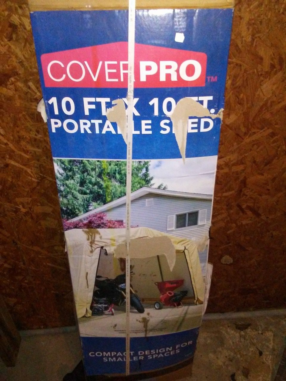 10x10 portable shed (new in box)