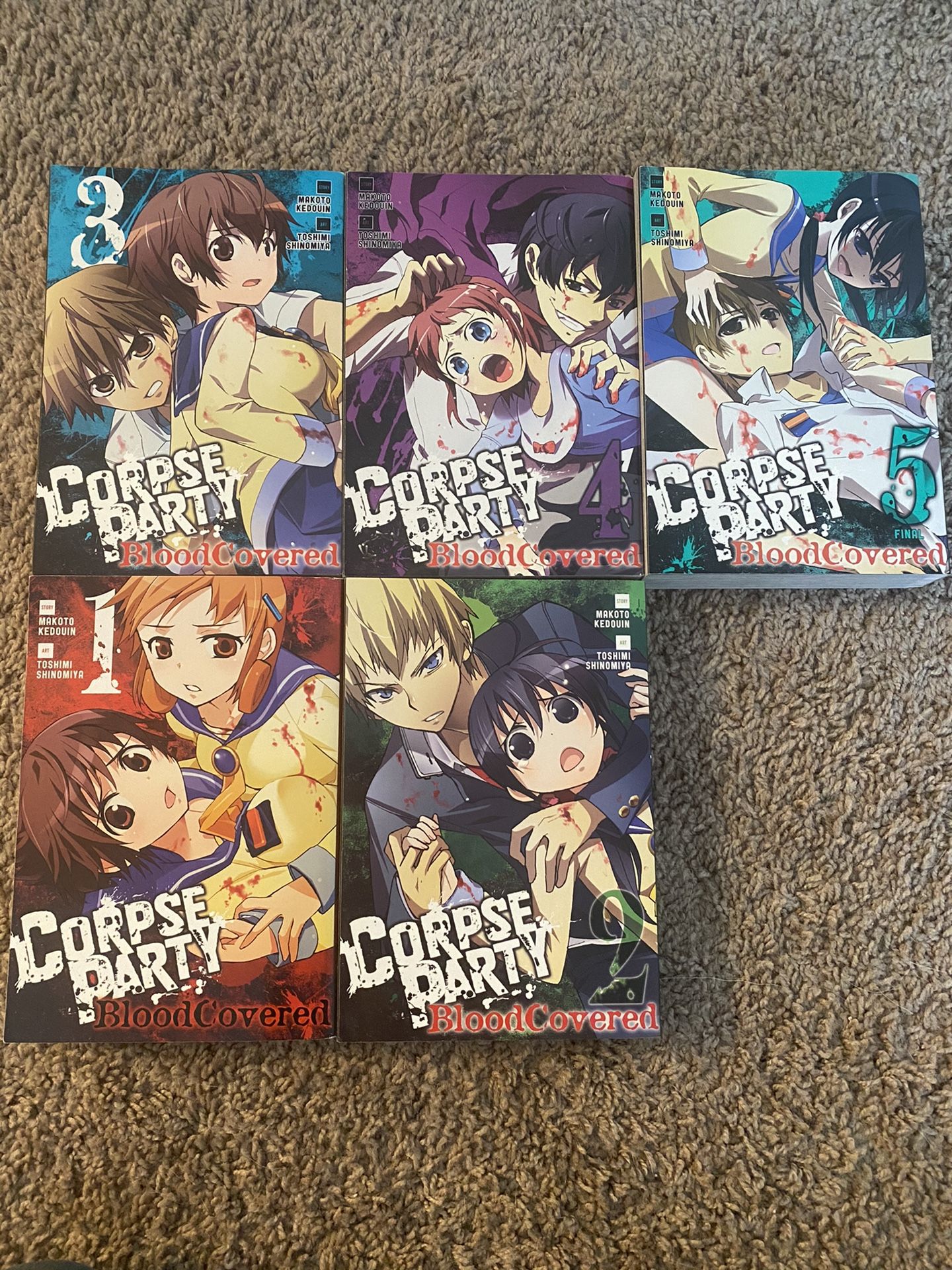Corpse Party Blood Covered Vol. 1-5