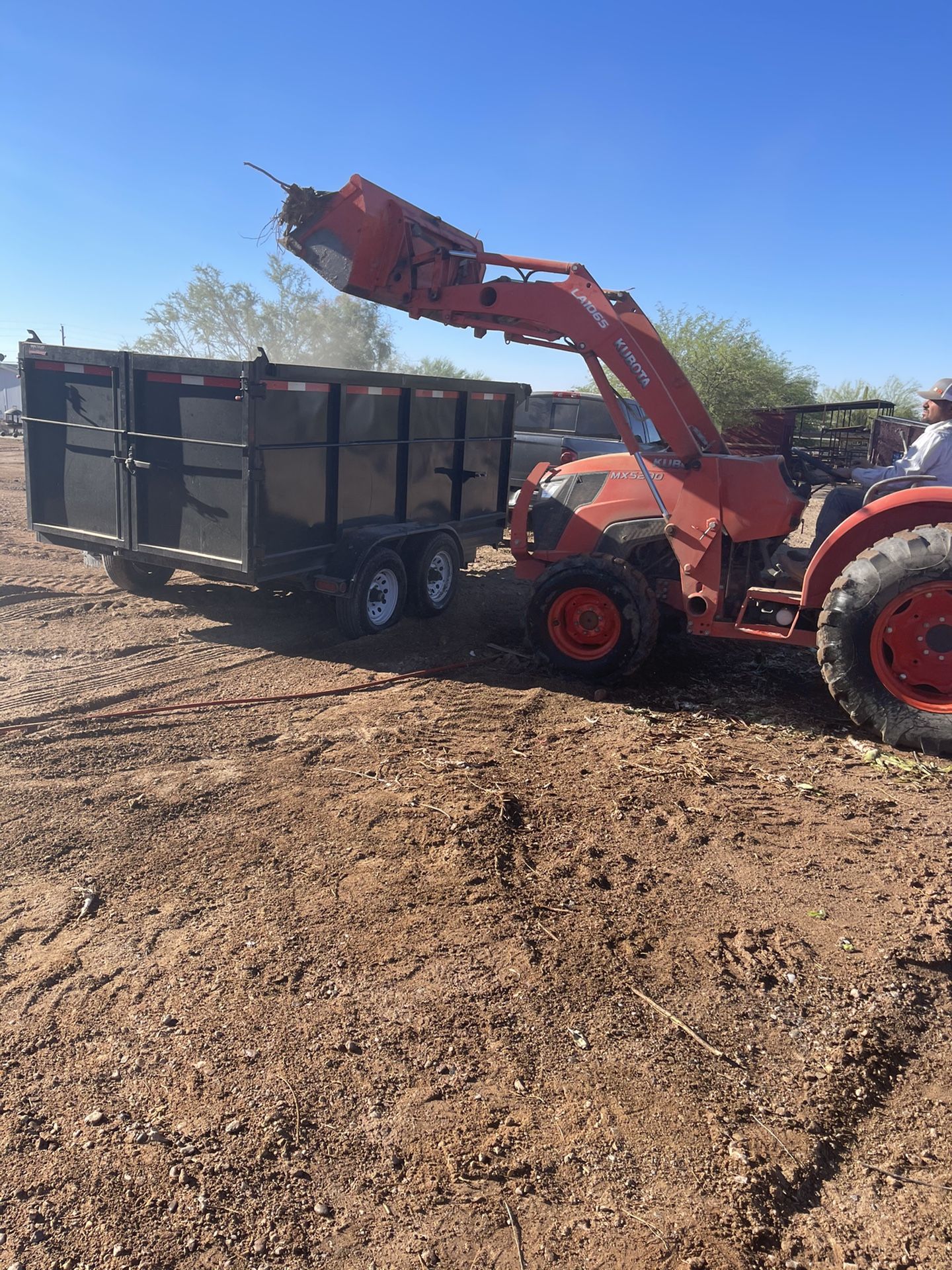 Tractor Grade - Skid Steer - Dump Trailer