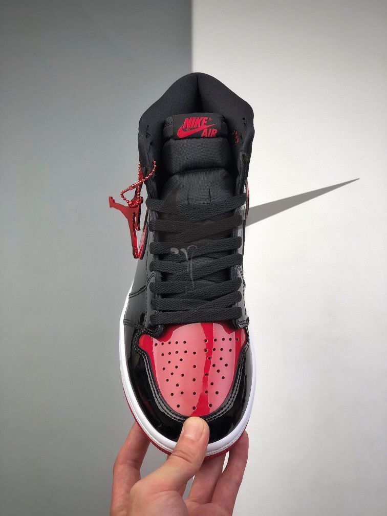 Jordan 1 Retro High OG Bred Patent New Sneaker