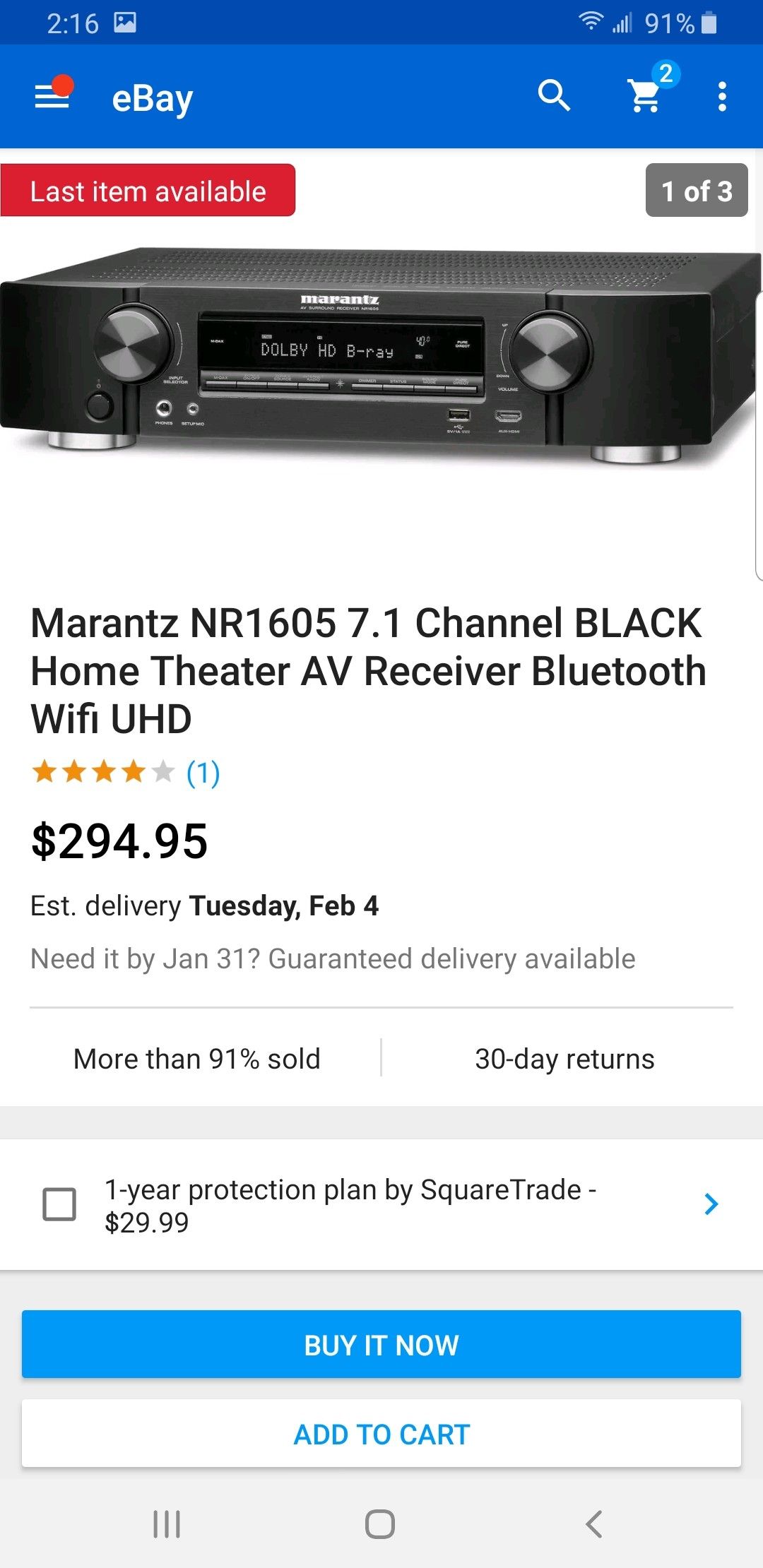 Receiver marantz