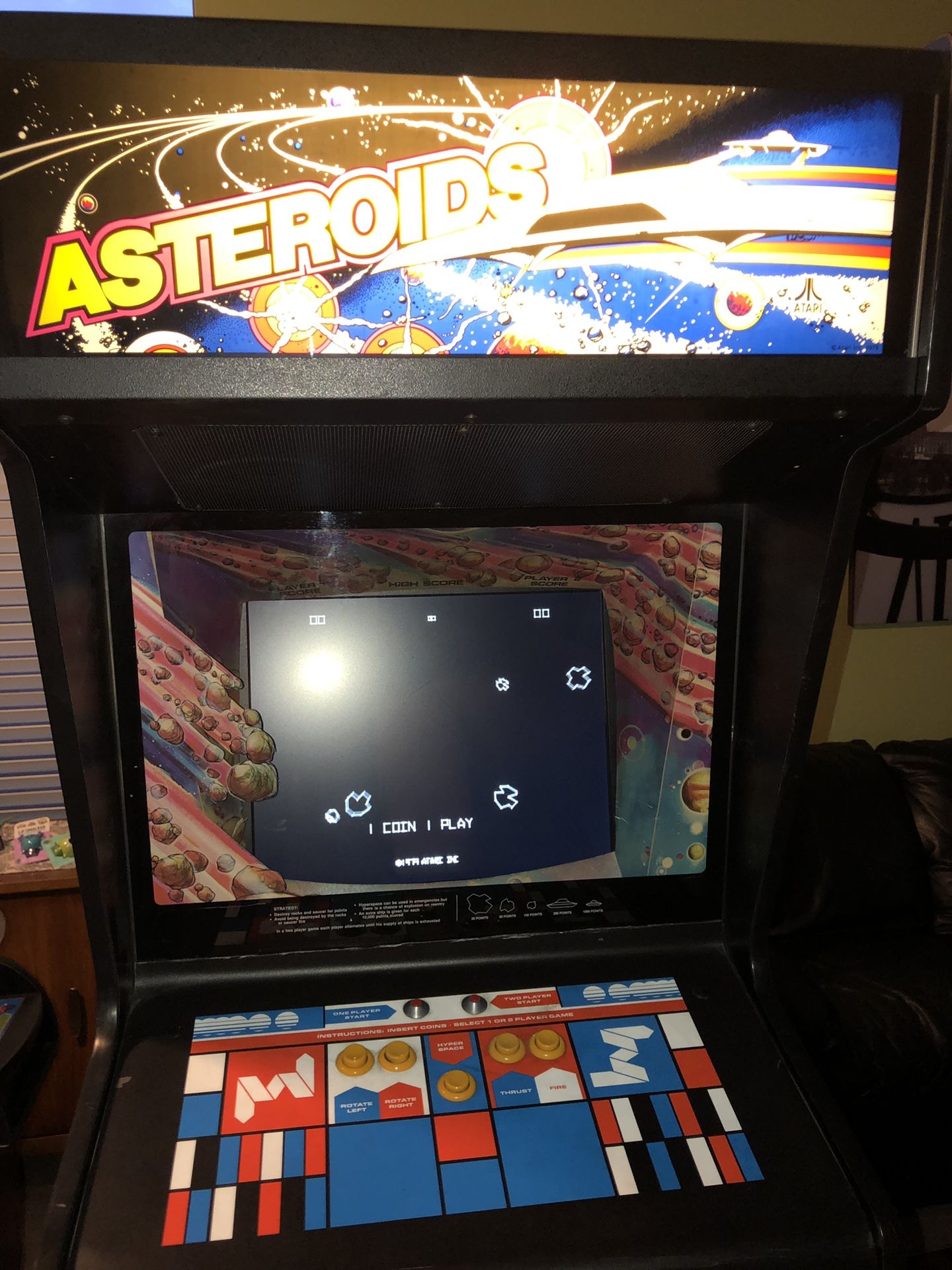 asteroids video game console for sale