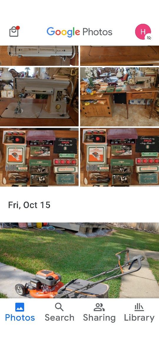 Vintage Singer Sewing Machine