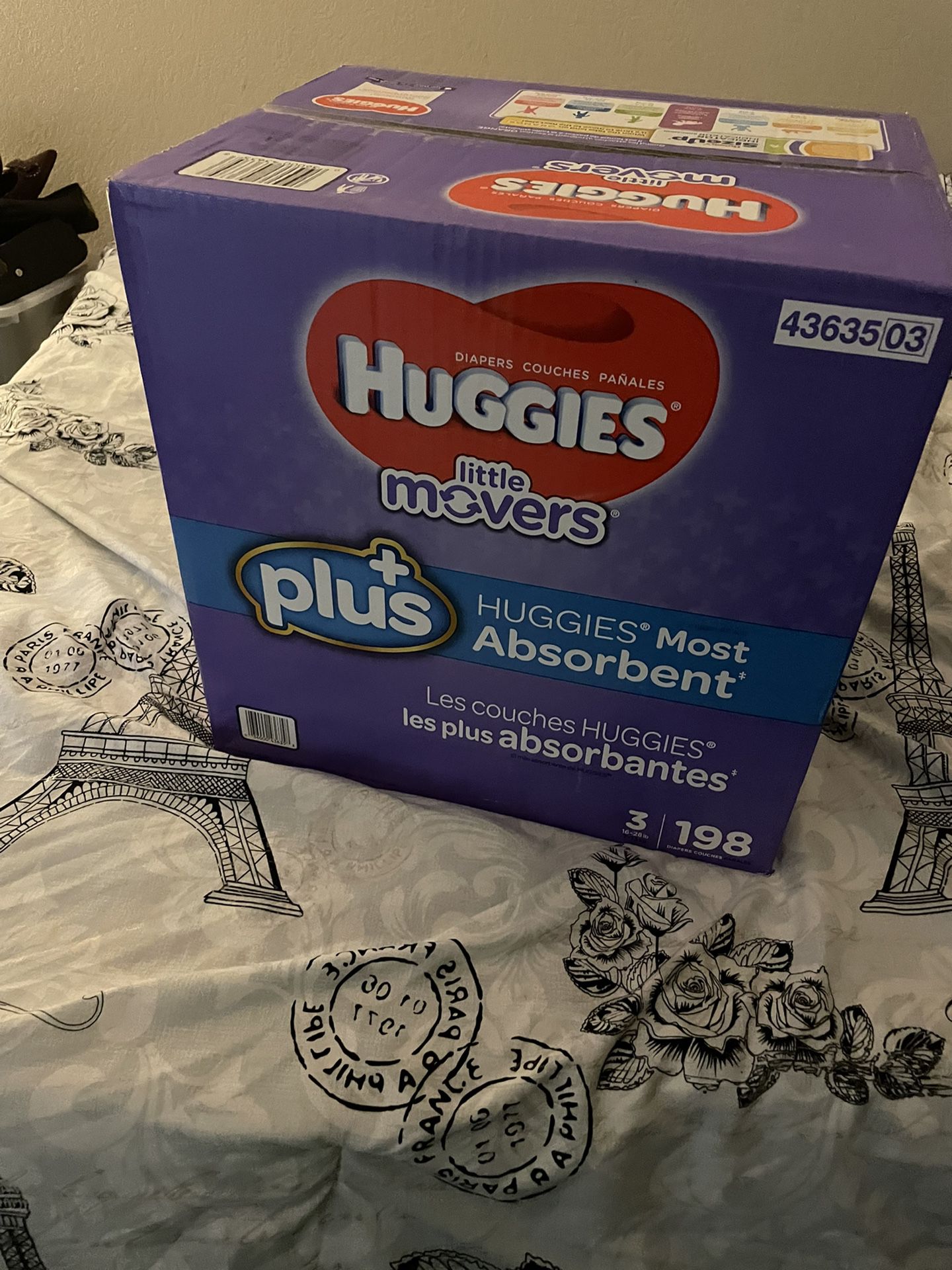 Huggies - Lil Movers - Size 3 Diapers - 198 Ct