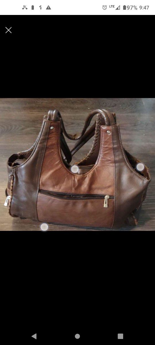 Genuine Brown Leather Bag