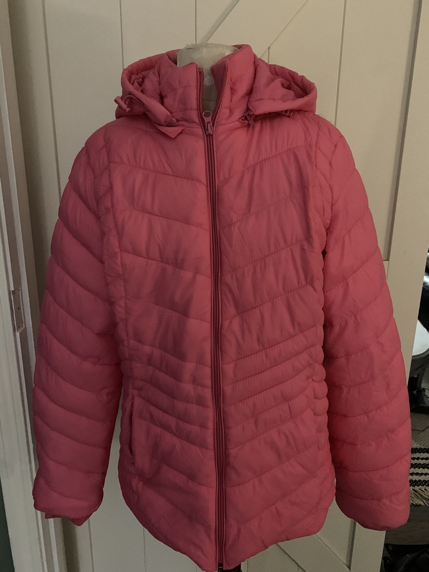 Xersion Large “pink Crush” Brand new packable jacket