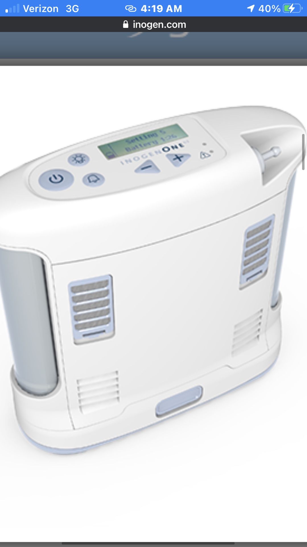Inogeneone G3 Oxygen Machine