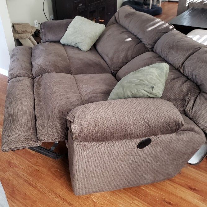 Electric Dual Recliner Sofa