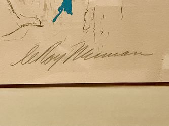 Signed Leroy Neiman Artist Proof Framed Thumbnail
