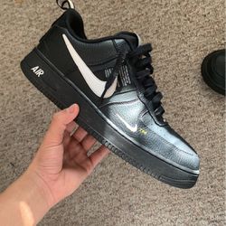 Black, White Air Force 1  Size 11.5 With Box  Thumbnail