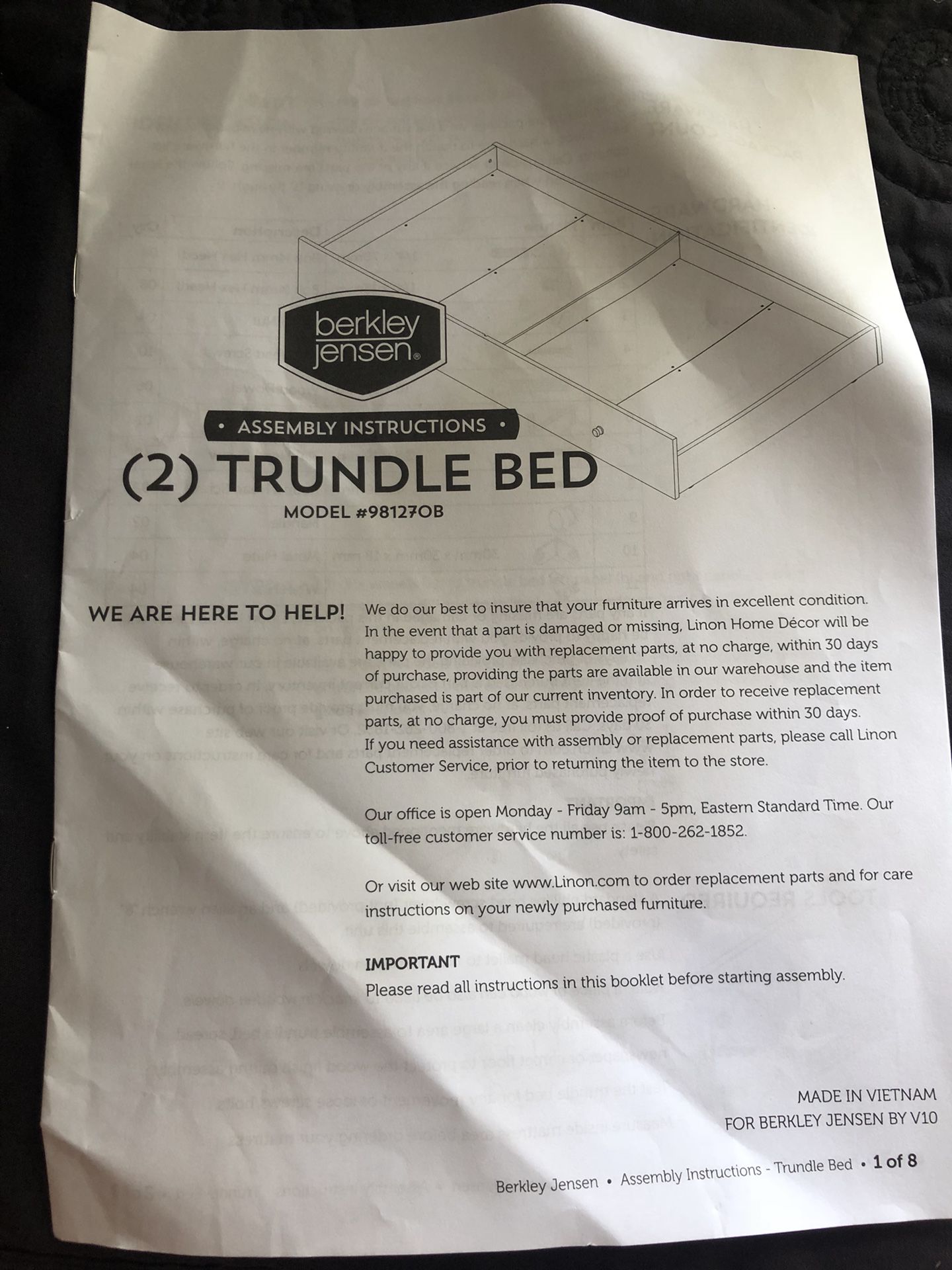 Berkley Jensen Convertible Twin Size, Berkley Jensen Bunk Bed With Trundle Instructions