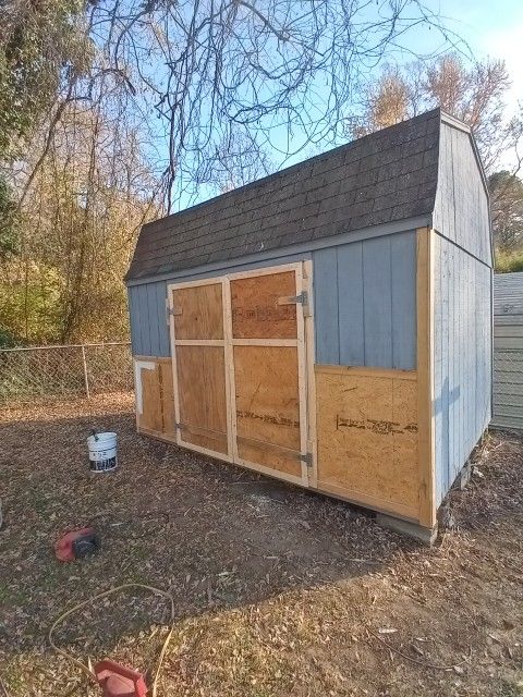 "Moved" Job Done 10'×12' Shed Out Building Moved, "NOT FOR SELL"!