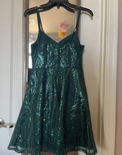 Gorgeous Emerald Sequin Dress Thumbnail