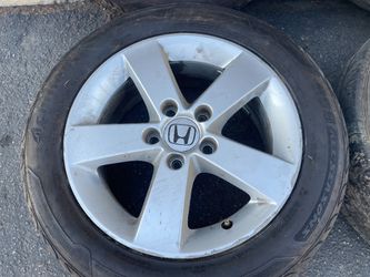 Honda 16 inch aluminum wheels. Fits Honda and Acura 5 on 4.5 - T02391 Thumbnail