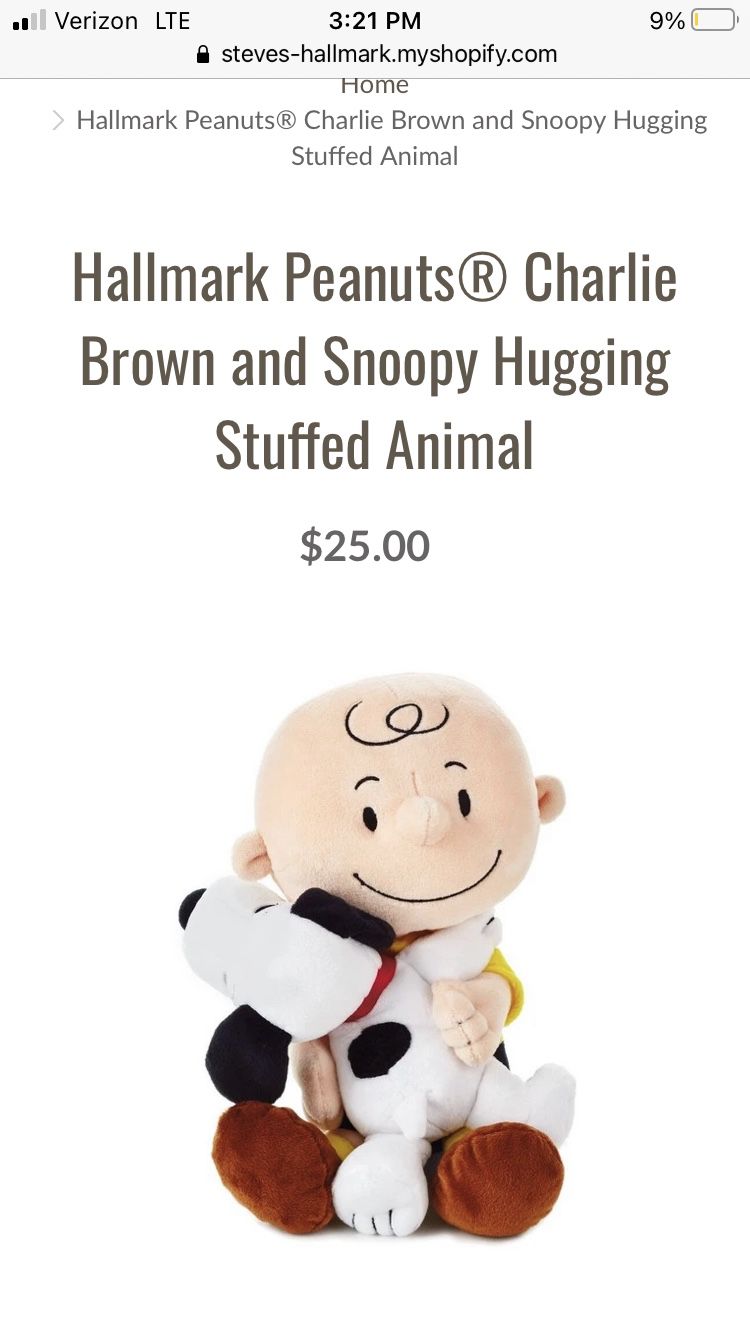 Charlie Brown Stuffed Animal