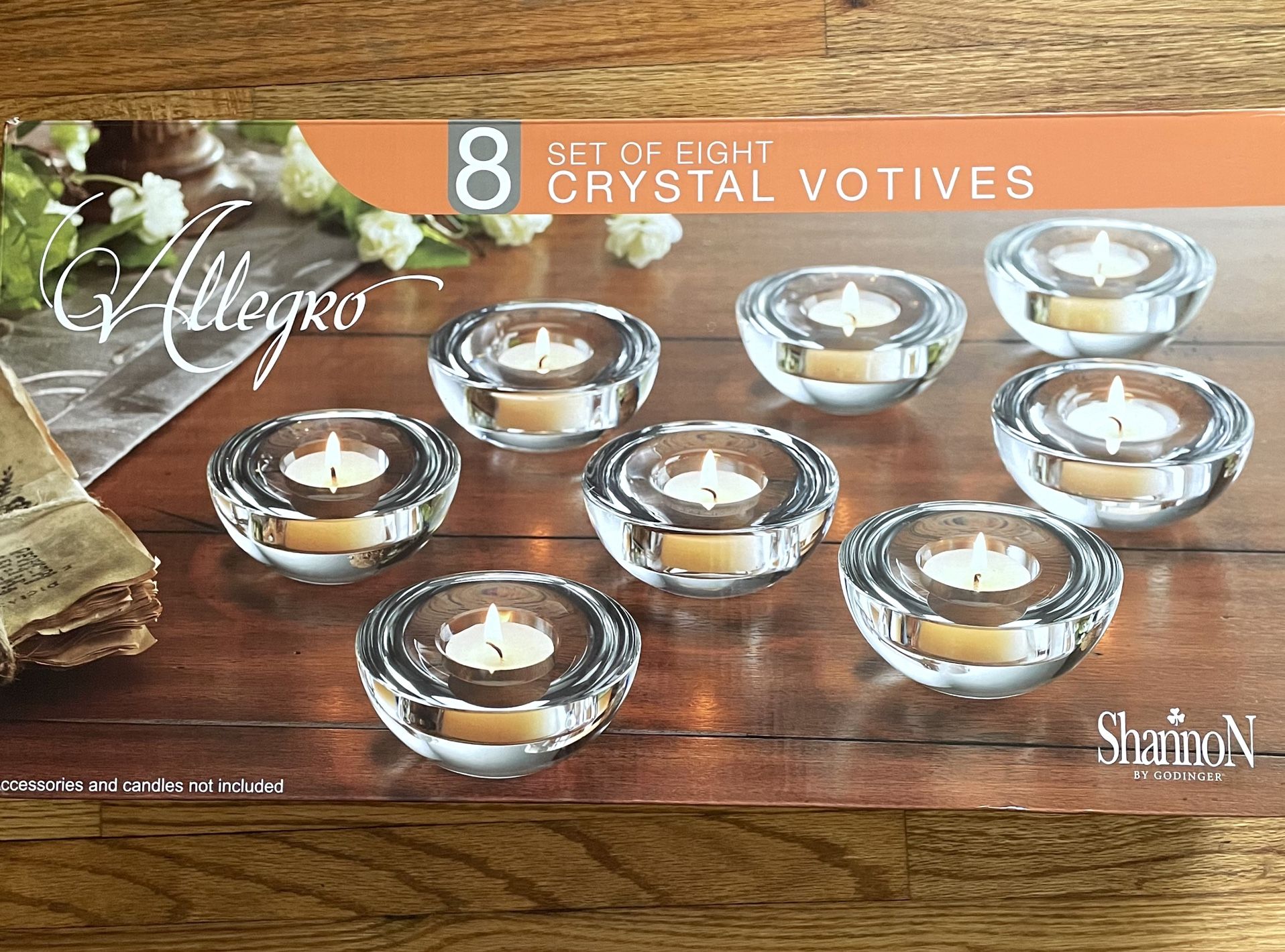 Set Of Crystal Votives