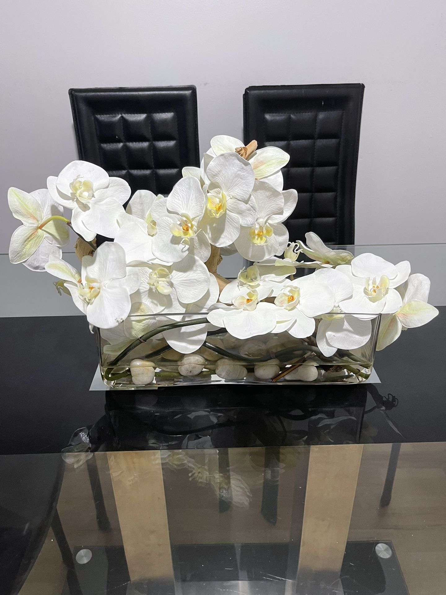 Orchids Floral Arrangement In Planter