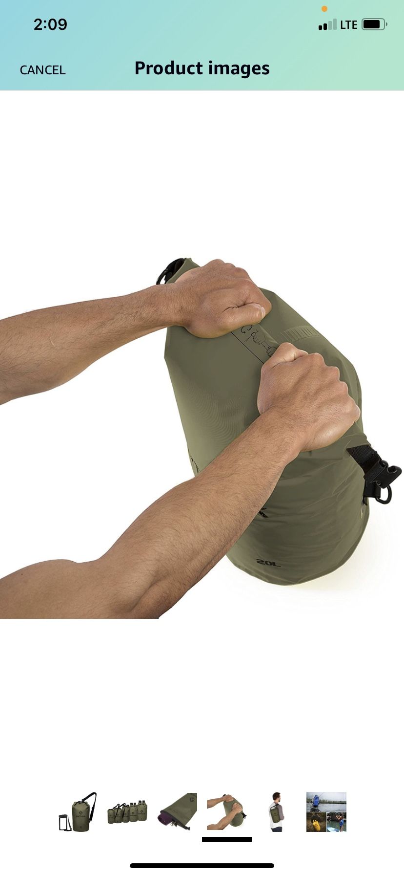 Earth Pak -Waterproof Dry Bag - Roll Top Dry Compression Sack Keeps Gear Dry for Kayaking, Beach, Rafting, Boating, Hiking, Camping and Fishing with W