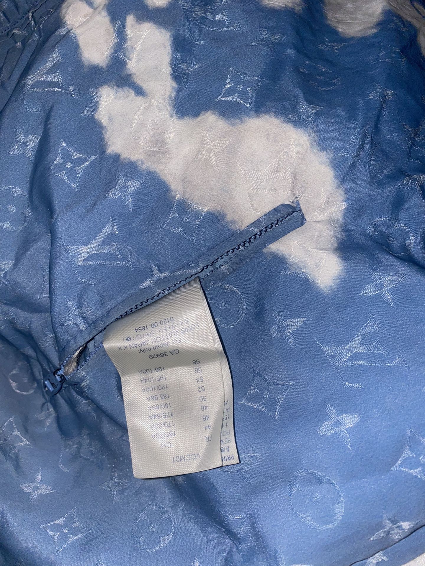 Louis Vuitton Cloud Monogram Collection Wind Breaker Jacket