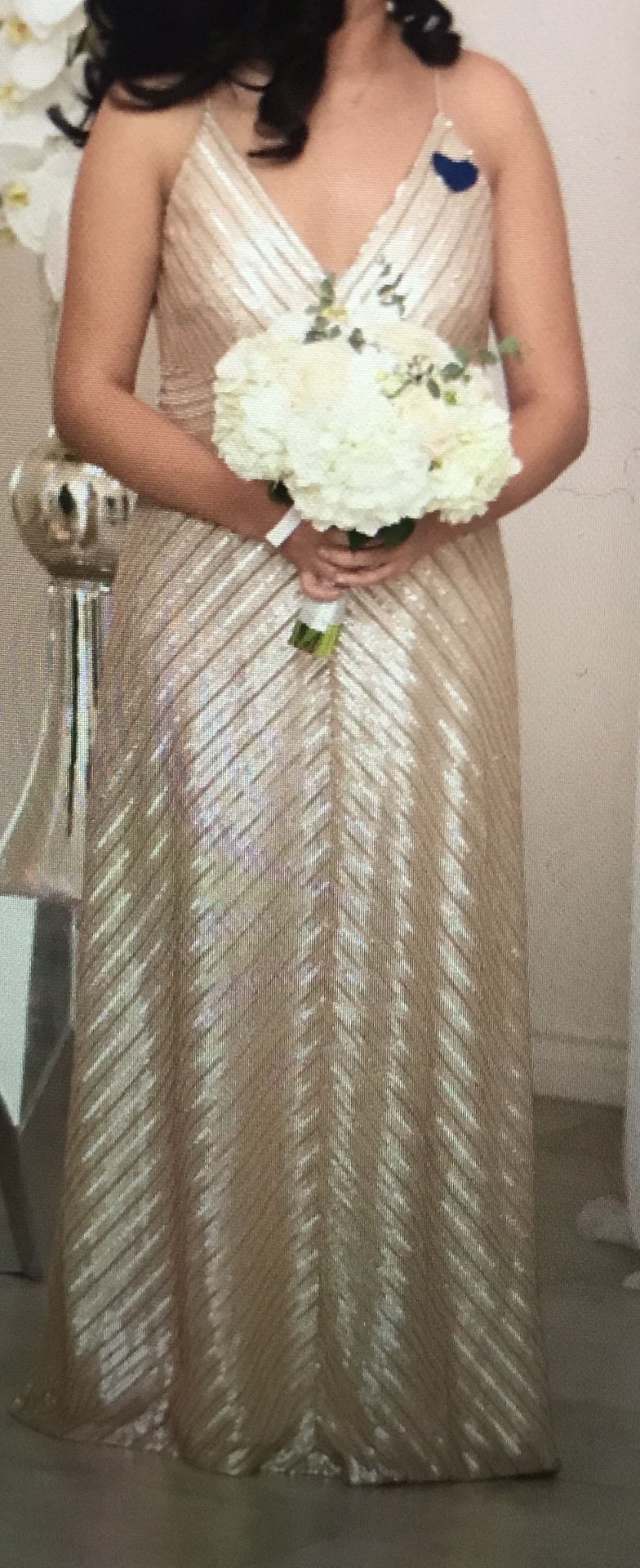 Beautiful champagne-colored Dress