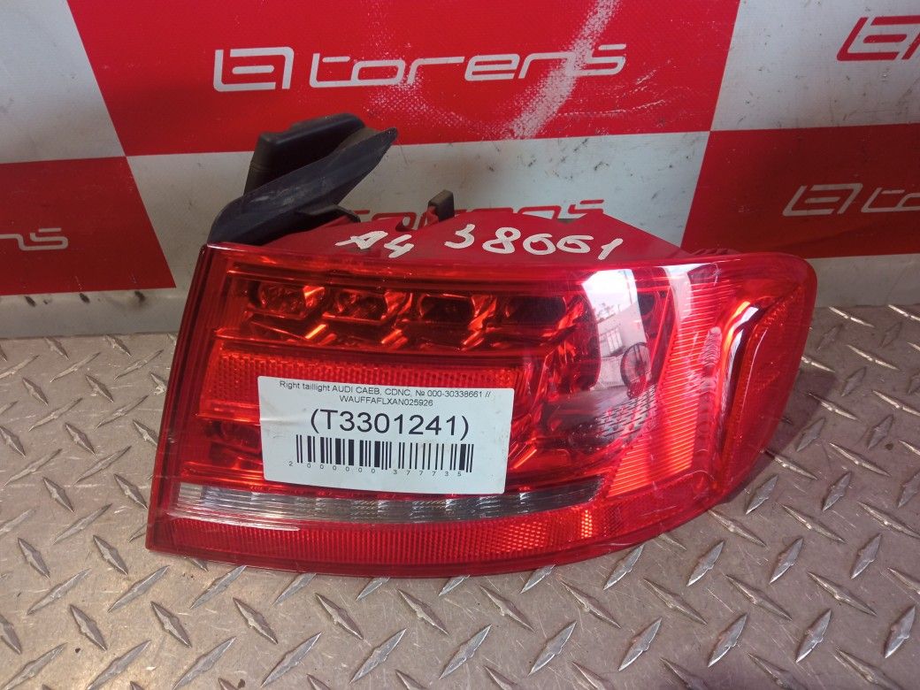 Right Taillight For 2010 Audi A4 Stock 38661