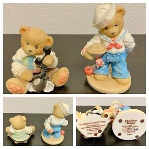 Cherished Teddies Collectibles ~ Lot of 13 PLUS Blocks Display Stand ~ NO BOXES